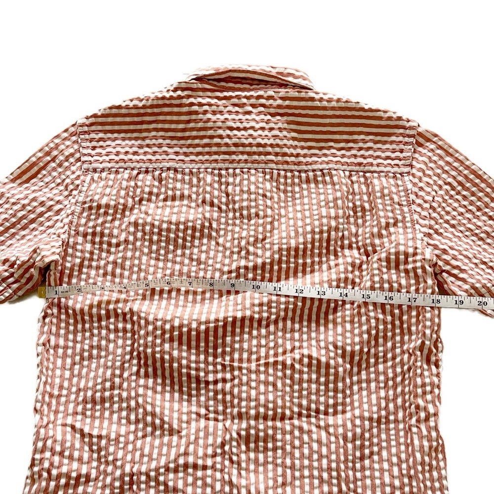 Club Monaco Pink and White Striped Shirt - Picture 5 of 8